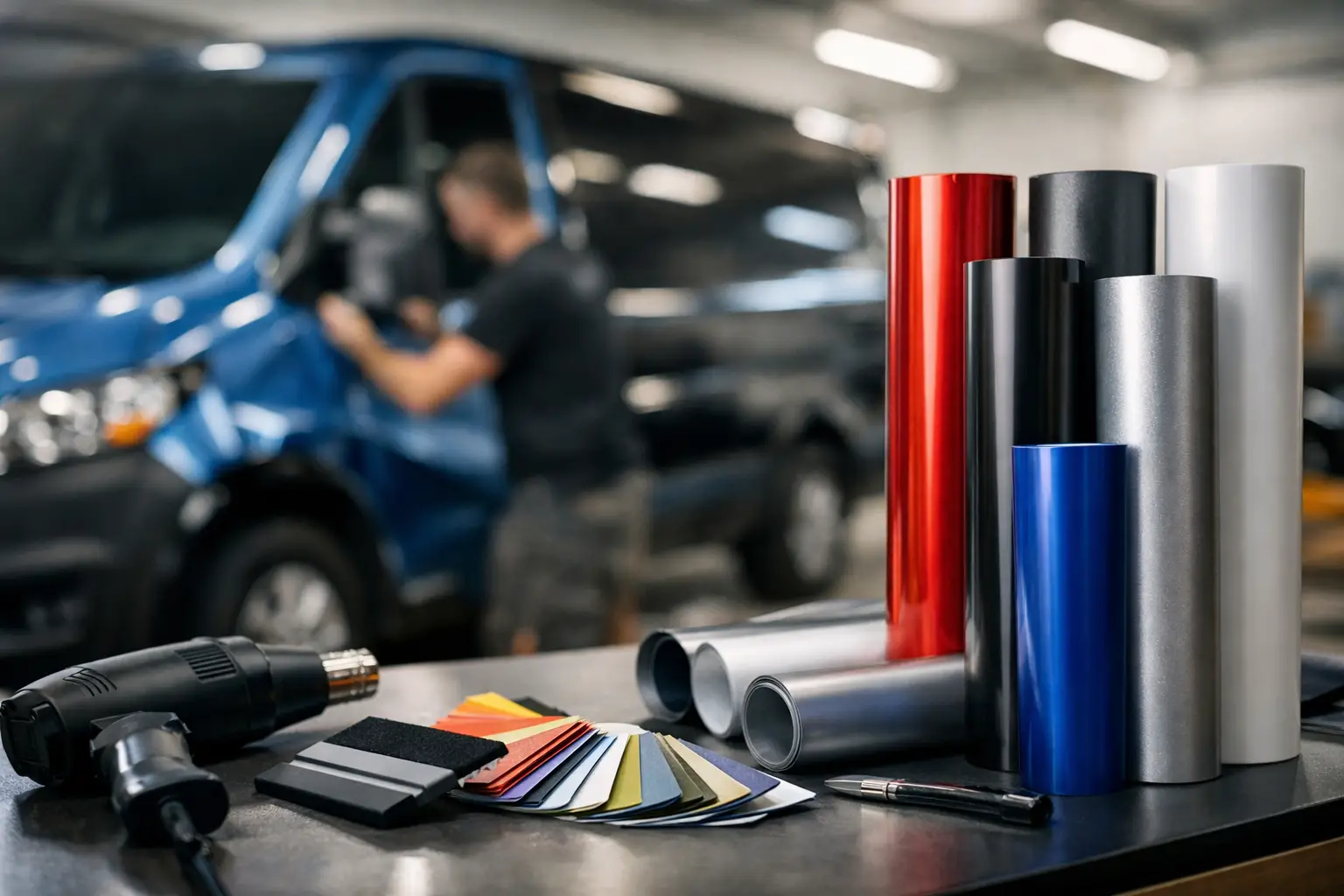 Melhores materiais para envelopamento comercial